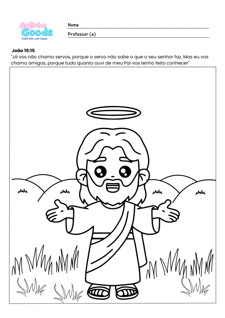 Desenhos para colorir Anjinho Goods (4)