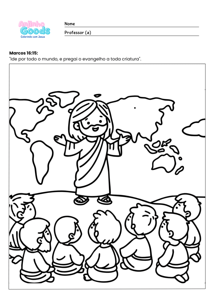 Desenhos para colorir Anjinho Goods (5)